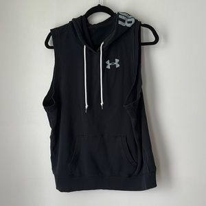 Under Armour Black Sleeveless Hoodie